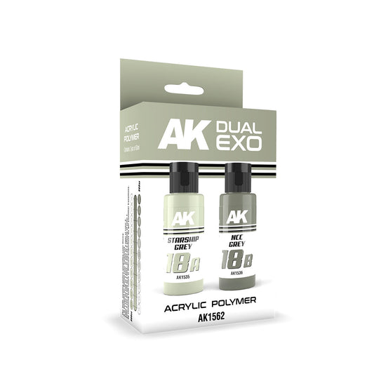 Dual EXO Set 18 – 18A Starship Grey & 18B NCC Grey (60ml)