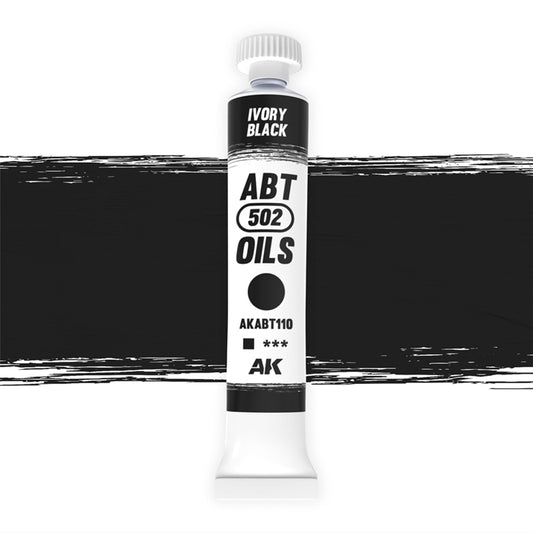 Ivory Black Oil Paint