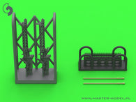 German WW I machine gun Spandau LMG 08/15 (2 pcs) - with LONG charging handle - complete guns incl. 3D resin & brass parts (1/72)