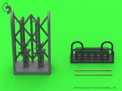 German WW I machine gun Spandau LMG 08/15 (2 pcs) - with LONG charging handle - complete guns incl. 3D resin & brass parts (1/72)