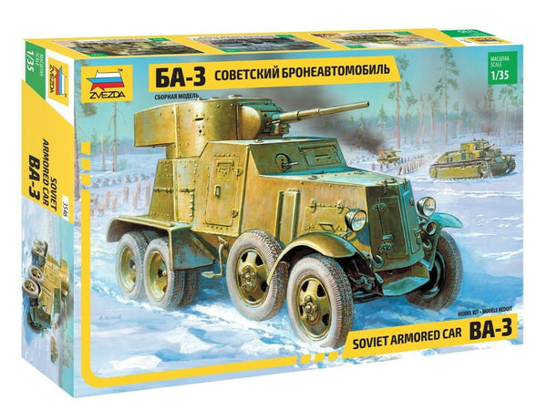 Soviet Armored car BA-3 mod. 1934 (1/35)