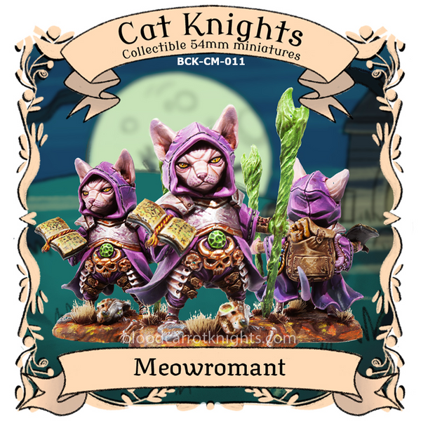 Meowromancer - Cat Knight figure