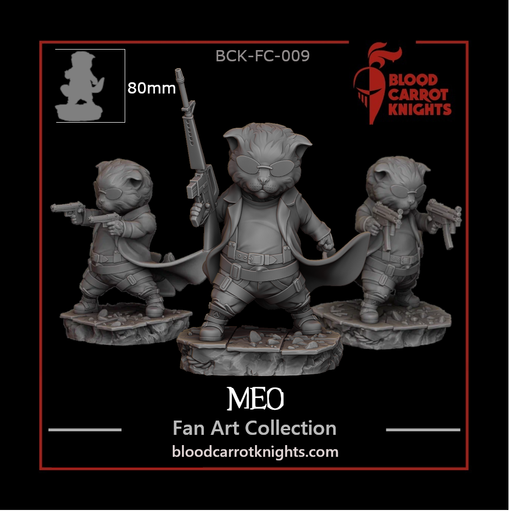 Meo - Matrix Neo Cat Fan Art Figure – HOBBYColours