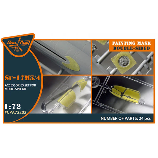 1/72 Su-17M3/4 μάσκα βαφής διπλής όψης (Modelsvit)
