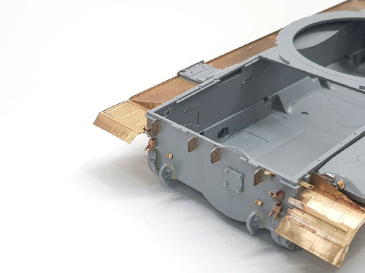 T-62 mud flaps (Zvezda) 1/35