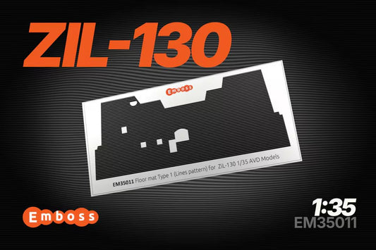 ZiL-130 Floor mat Type 1 (Lines pattern) AVD (any model) 1/35 (3D decal)
