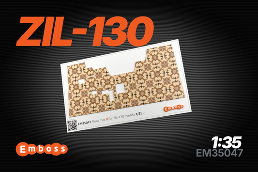 ZIL-130 Linoleum floor mat for Zvezda 1/35 (3D decal)