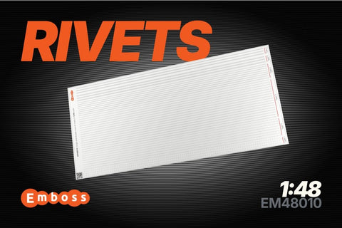 3D-Decal Single/double rows of rivets 1/48