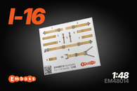 I-16 seatbelts 1/48 (3D decal)