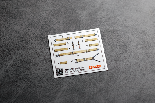 I-16 seatbelts 1/48 (3D decal)