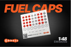 US Fuel filler caps (3D decal) 1/48