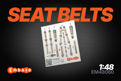 Luftwaffe WWII Seatbelts Early 1/48 (3D decal)