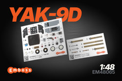 Yak-9D Cockpit details for Zvezda 1/48 (3D decal)