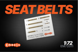 Soviet aircraft seatbelts Type 2 (3D decal) 1/72