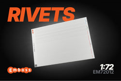 Rivets (Single/double/triple rows) 1/72 (3D decal)