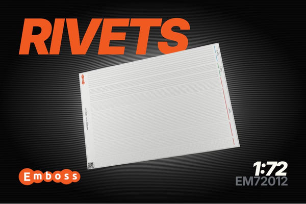 Rivets (Single/double/triple rows) 1/72 (3D decal)