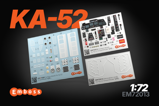 Ka-52 Details set for DreamModel 1/72 (3D decal)