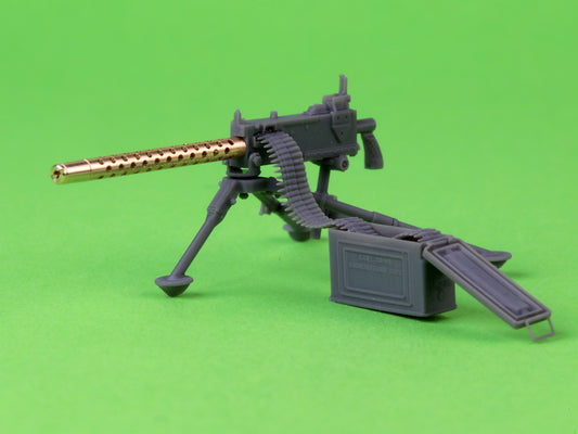 Browning M1919 A4 .30 cal (7,62mm) - machine gun on M2 tripod (with M1 ammo can) 1/35