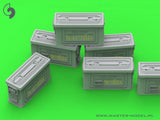 M1 ammunition cans for Browning M1919 (6 pcs) - CLOSED