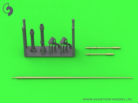 PzKpfw I - MG-13K gun barrels & antenna (for Tamiya, Dragon, Tristar and other kits) 1/35