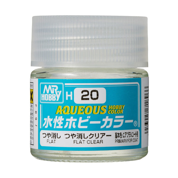 Aqueous Hobby Color Flat Clear (10ml)