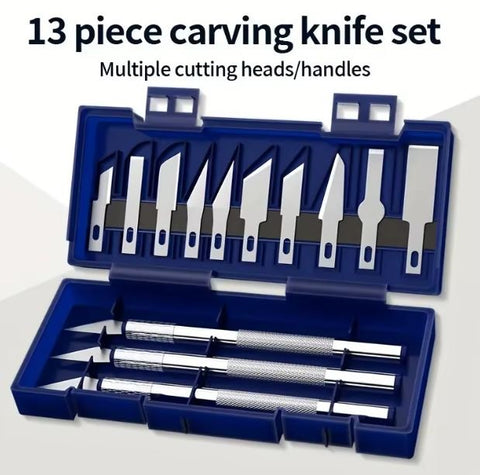 Hobby Knife Set (13 pieces)