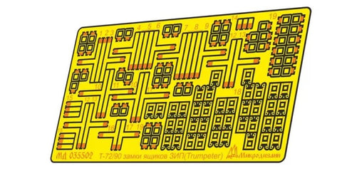 T-72/T-90 storage box straps 1/35