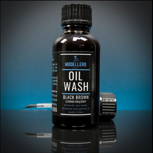 Oil Wash: Black Brown (Universal Pin Wash & Grime - 30ml)