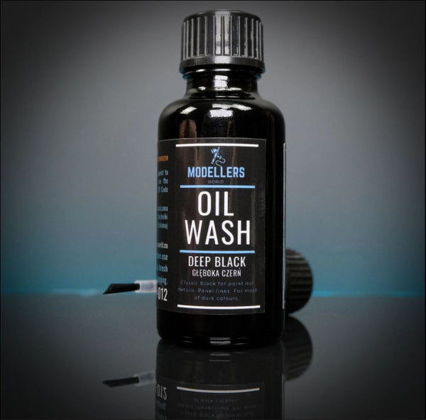Oil Wash: Deep Black (Classic High-Contrast Pin Wash - 30ml)