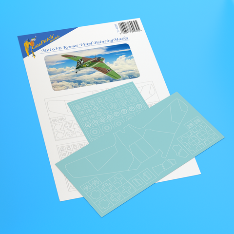 Me163B Vinyl Painting Mask (1/48)