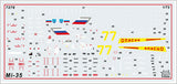 Russian attack helicopter MIL MI-35M hind E (1/72)