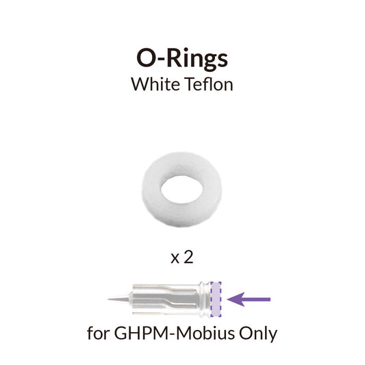 White O-Rings for Nozzle for Mobius