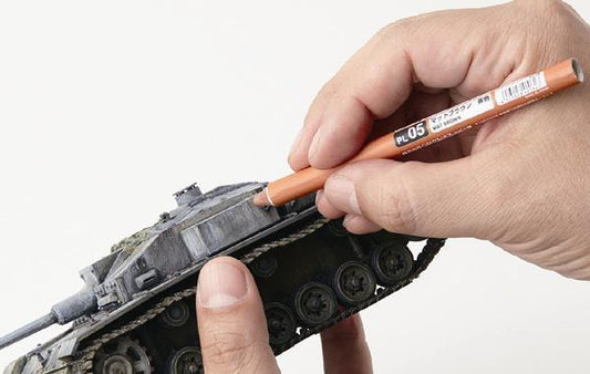 Mr. Weathering Liner SNOW Color Set