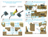 HUMVEE Family 3D-Printed & coloured Interior on decal paper (Tamiya)