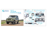 UAZ-469 3D-Printed & coloured Interior on decal paper (Zvezda)