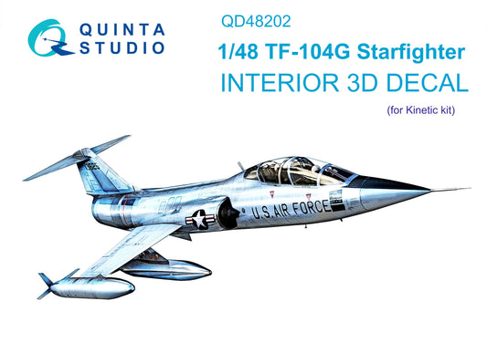 TF-104G 3D-Printed & coloured Interior on decal paper (Kinetic)