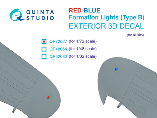 1/72 Red-Blue Formation Lights (Type B) (for all kits)