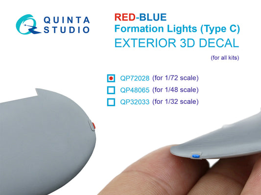 1/72 Red-Blue Formation Lights (Type C) (for all kits)