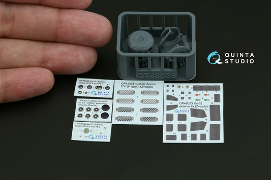 Big Exterior Set for Ka-52 (Zvezda) 1/48