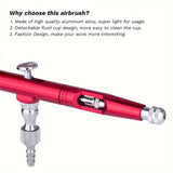 Dual-Action Gravity 0.3mm Nozzle Airbrush