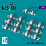 777-300 wheels set (3D printed) (1/144)