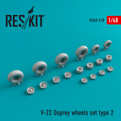 V-22 "Osprey" type 2 wheels set (1/48)