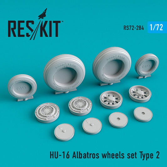 HU-16 "Albatros" wheels set type 2 (1/72)
