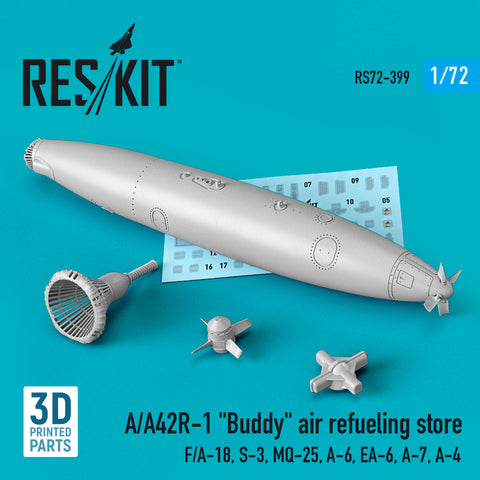 A/A42R-1 "Buddy" air refueling store (1 pcs)  (3D Printed) (1/72)