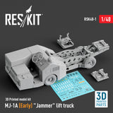 MJ-1A (Early) "Jammer" lift truck (3D Printed model kit) (1/48)