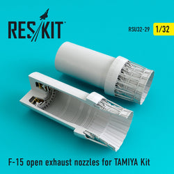 F-15 open exhaust nozzles for TAMIYA Kit (1/32)
