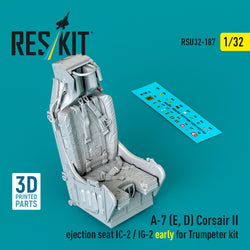 A-7 (E, D) Corsair II ejection seat IC-2 / IG-2 early for Trumpeter kit (3D Printed) (1/32)