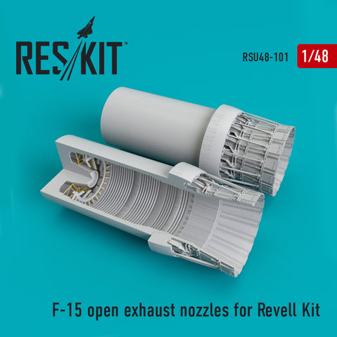 F-15 open exhaust nozzles  for Revell kit (1/48)