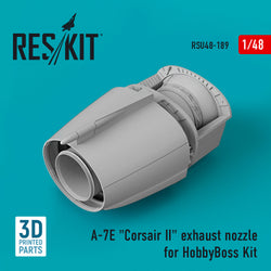 A-7E "Corsair II" exhaust nozzle for HobbyBoss Kit (3D Printed) (1/48)