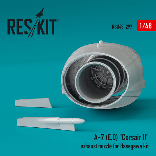 A-7 (E,D) "Corsair II" exhaust nozzle for Hasegawa kit (1/48)